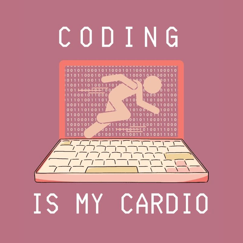 Coding is my cardio shirt for software developers