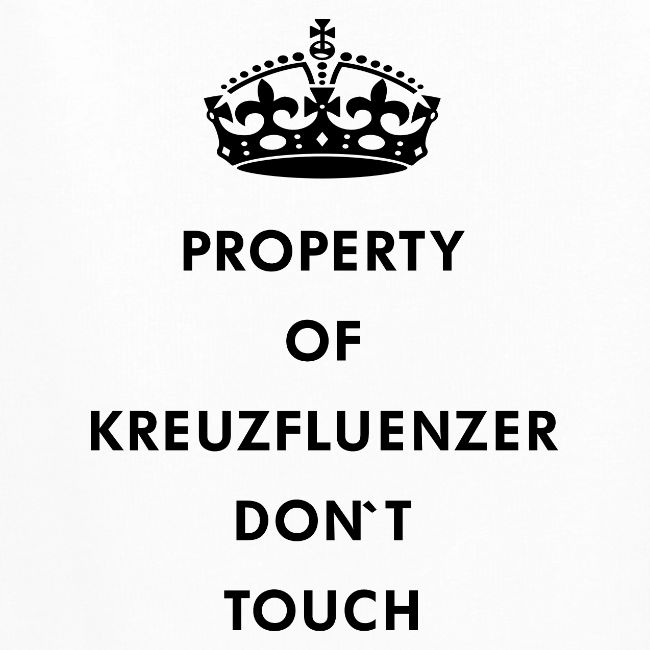 Kreuzfluenzer Don´t Touch Black