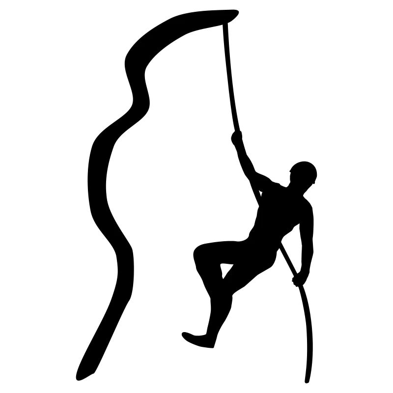 Klettern, Kletterer 2, mann