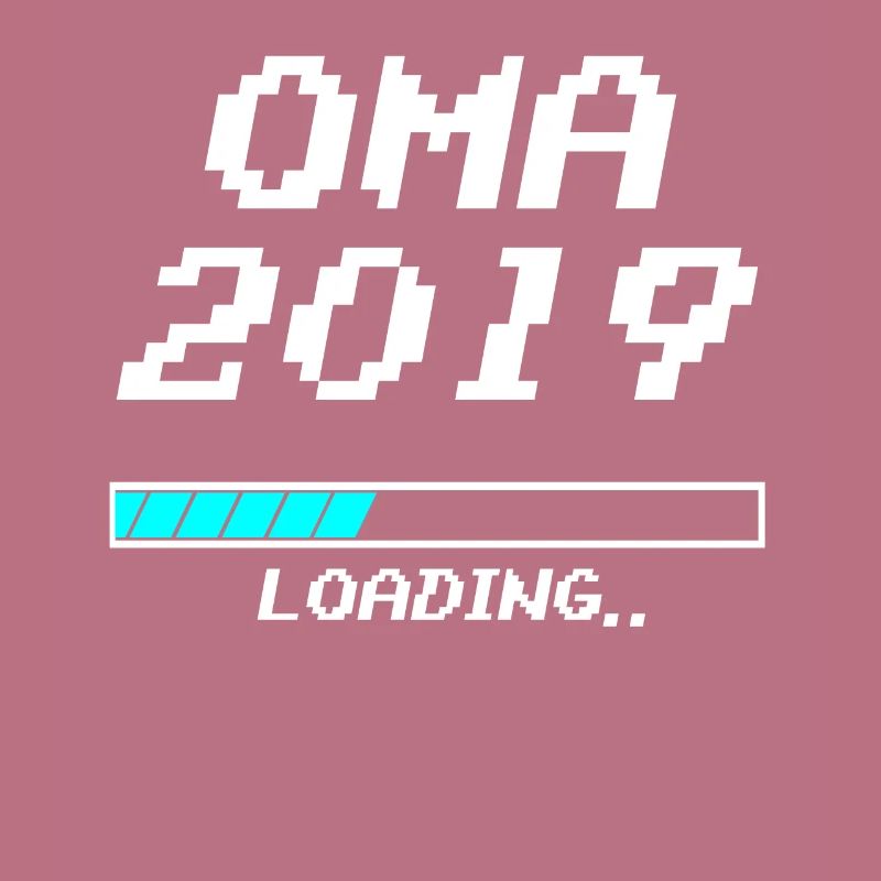 Grandma 2019 Loading Loading Loading Bar Gift Pixels