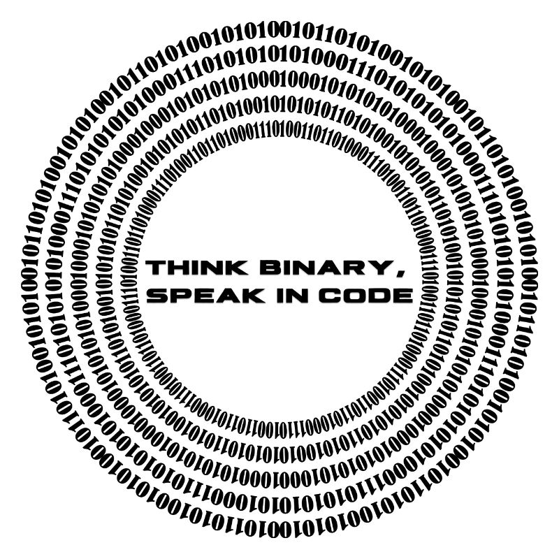 Think binary - speak in code