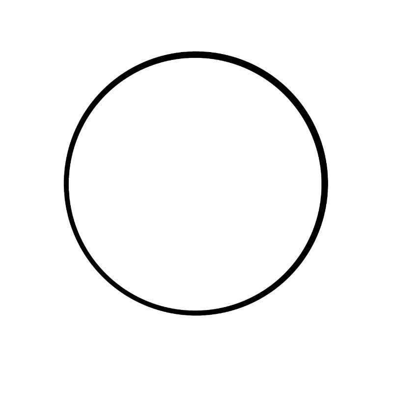 Black Circle Frame