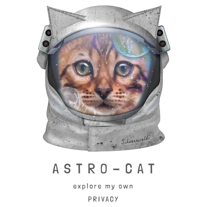 Astro chat Chat de l’espace Chat astronaute Chat dans l’espace