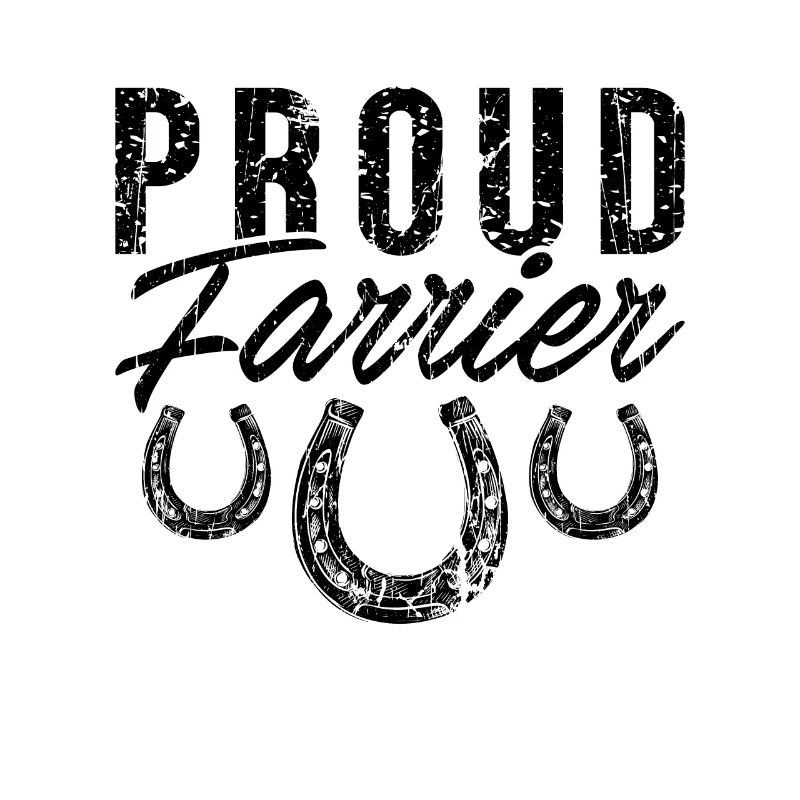 Fier maréchal-ferrant forgeant des ferronnettes en fer à cheval maréchal-ferrant