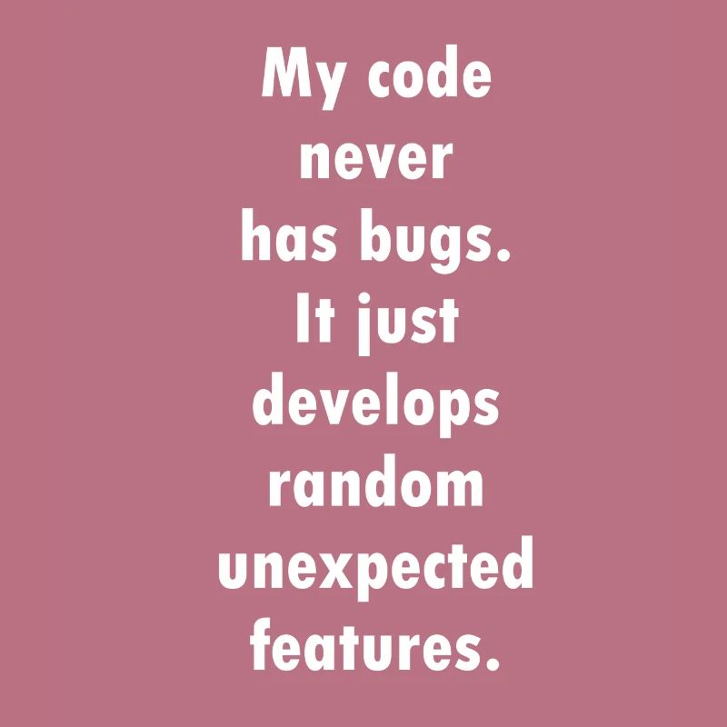 Programmer code bugs computer science nerd