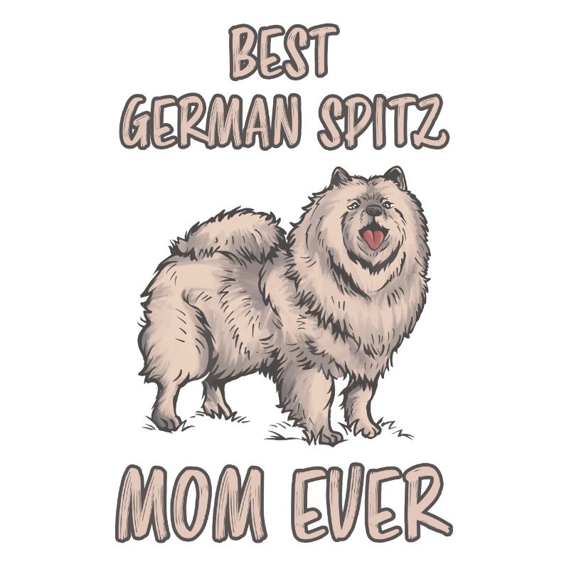 Deutsche Spitze Spruch Mama Hunde Mutter Geschenk