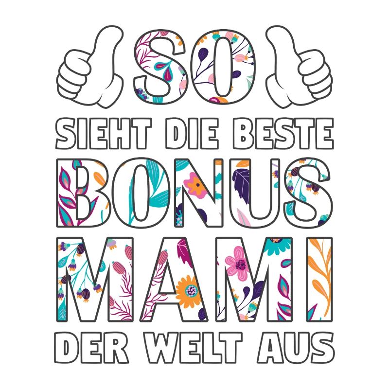 Bonus Mami beste Mama Mutter Muttertag Geschenk