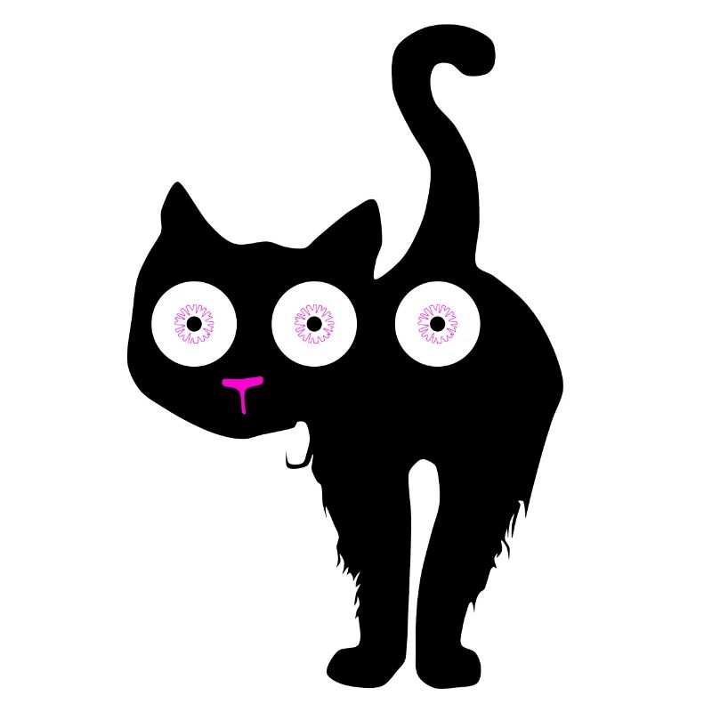 Katze mit drei Augen oder...