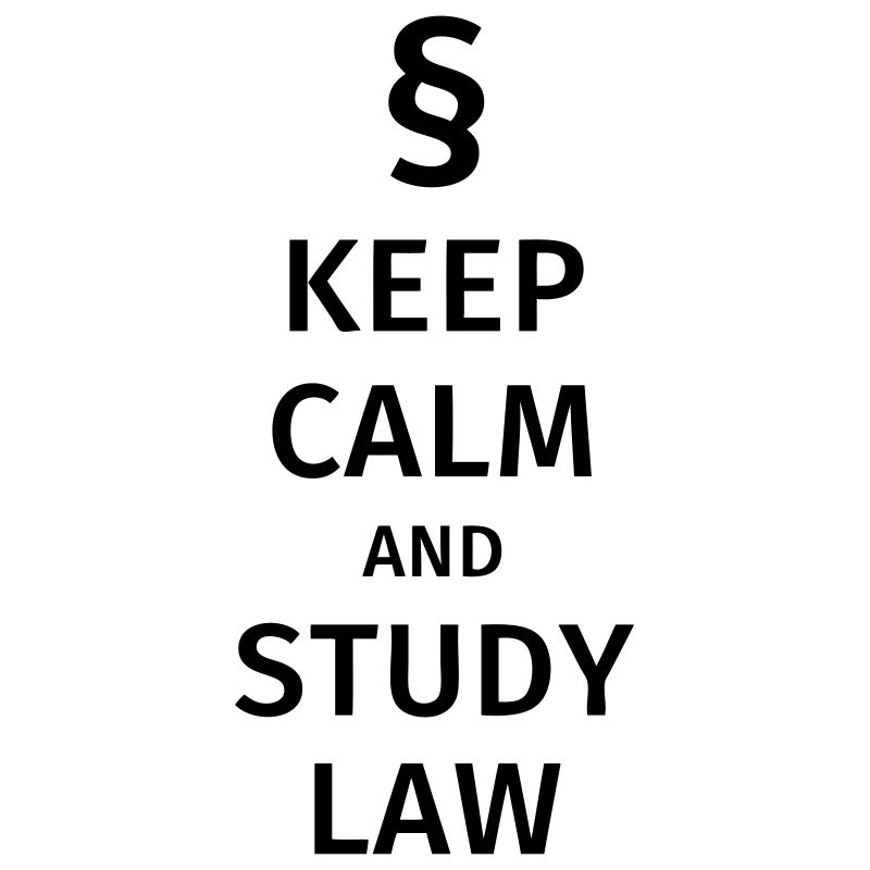 keep calm and study law