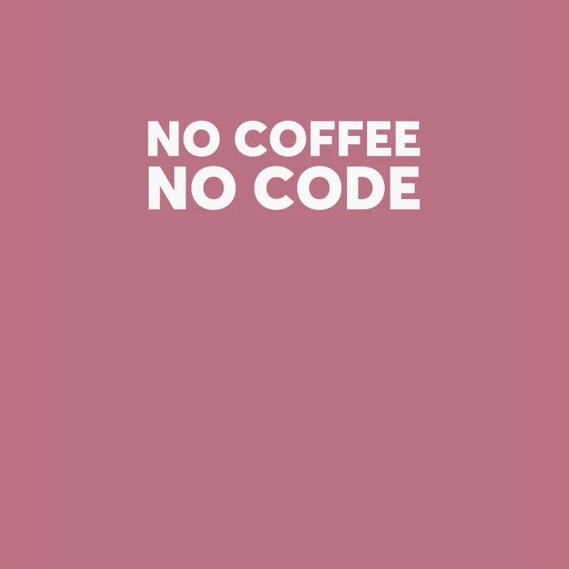 No Code No Coffee Developer Programmer T-Shirt