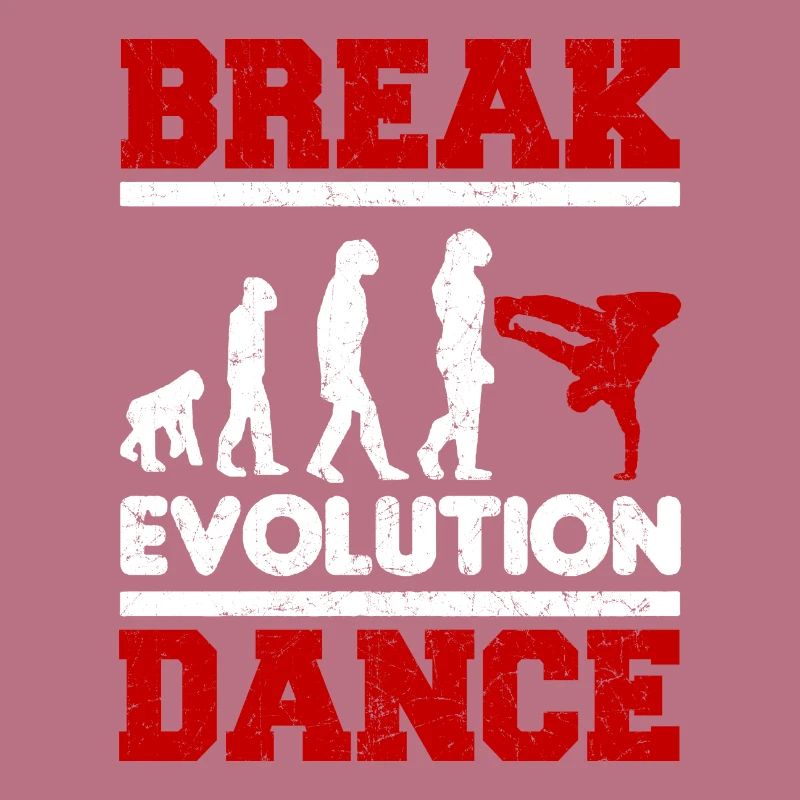 Breakdancing Evolution Breakdance BBoy Tänzer