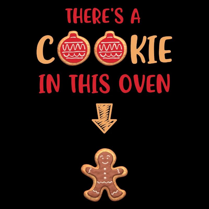 Cookie bébé annonce de grossesse de Noël