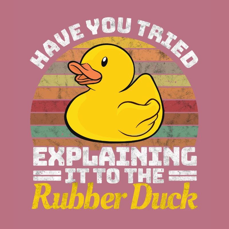 Programmierer Programming Duck Gummiente