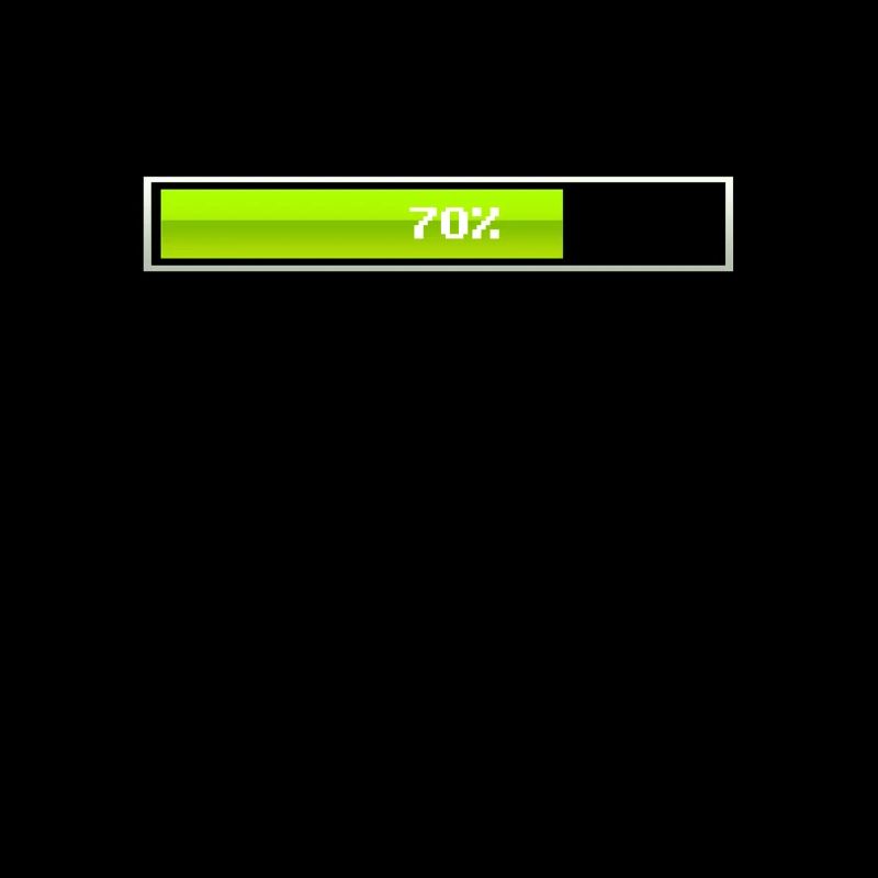 Loading bar is loading