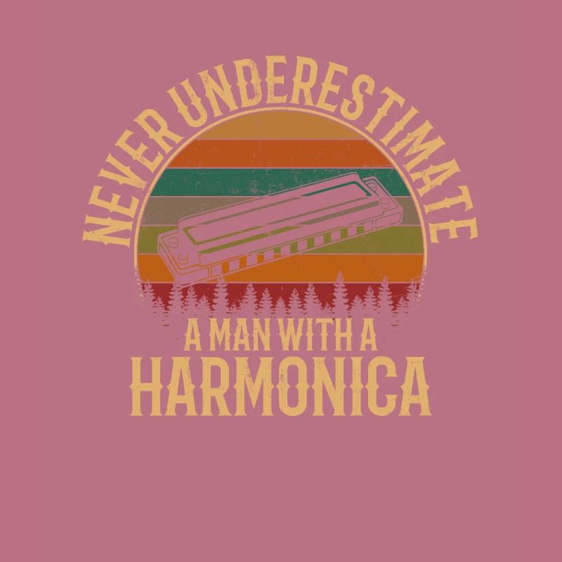 Never Underestimate a man with a harmonica, harmon