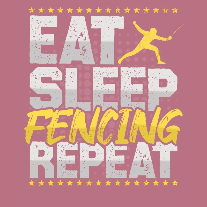 Escrime Manger Dormir Répéter Épée Épée de combat