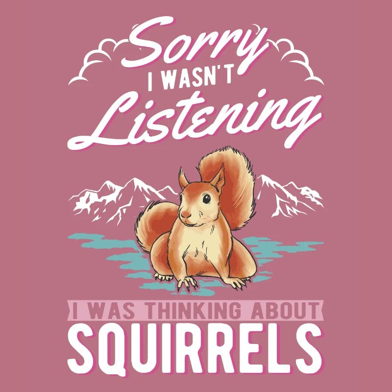 Eichhörnchen Geschenk Grauhörnchen Squirrel