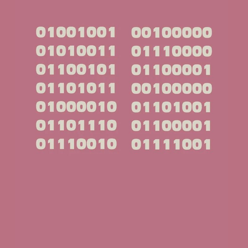 Je parle code binaire drôle d’informaticien Codeur