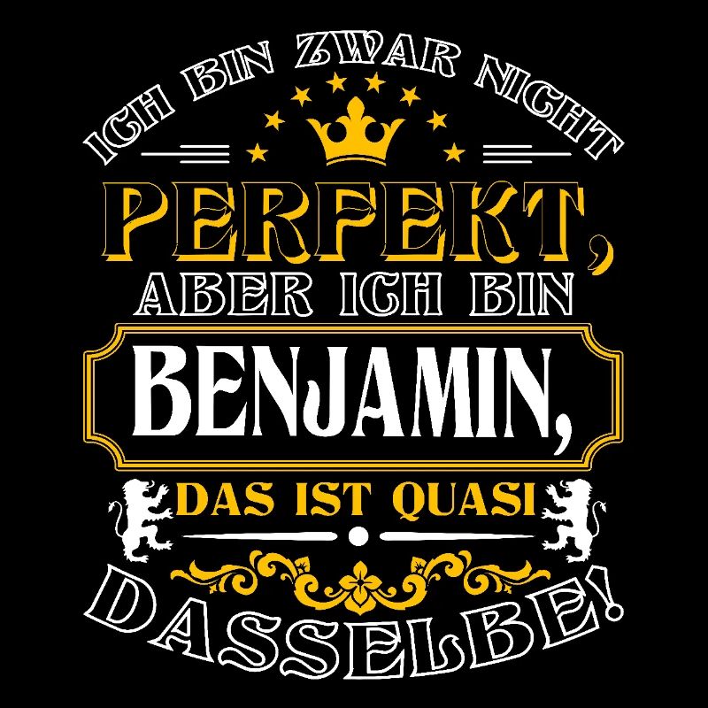 Funny BENJAMIN for Name Day with Name Name