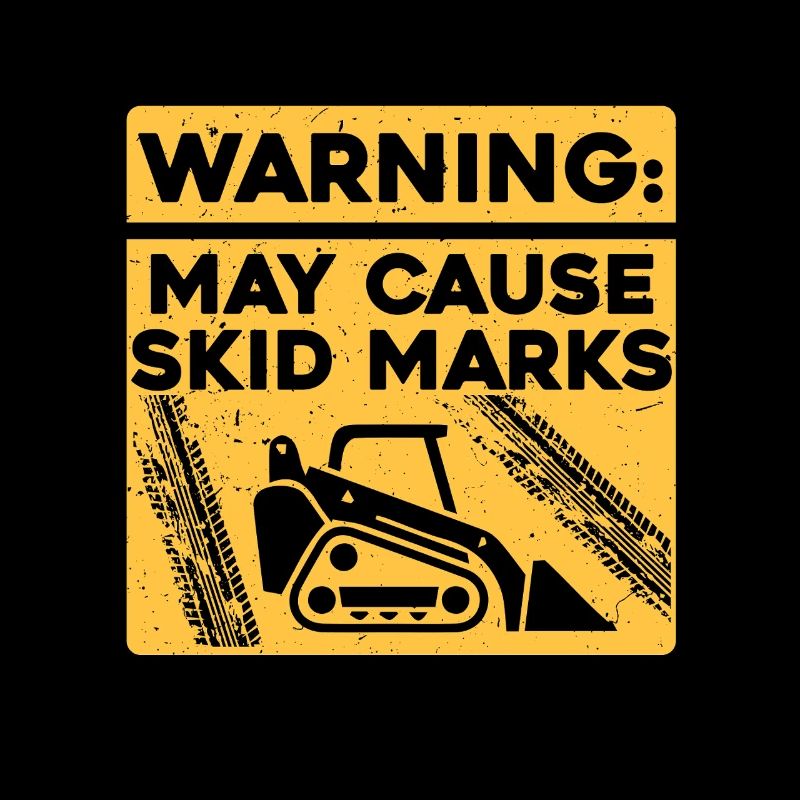 La chargeuse compacte peut provoquer des marques de dérapage