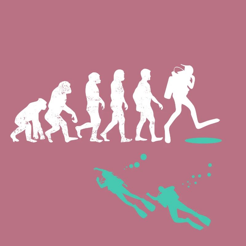 Evolution of Scuba Diver Evolution