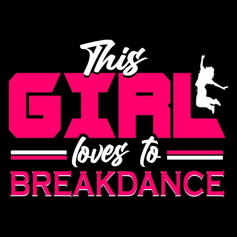 Breakdance Mädchen Breakdancer