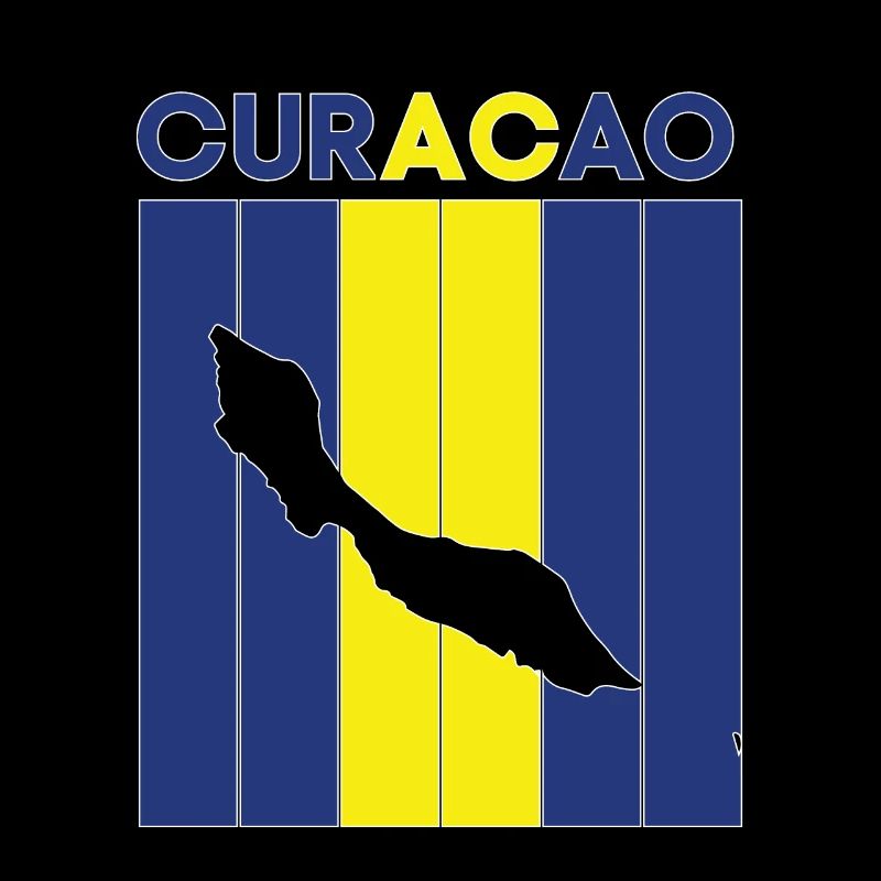 Frontière nationale et drapeau de Curaçao