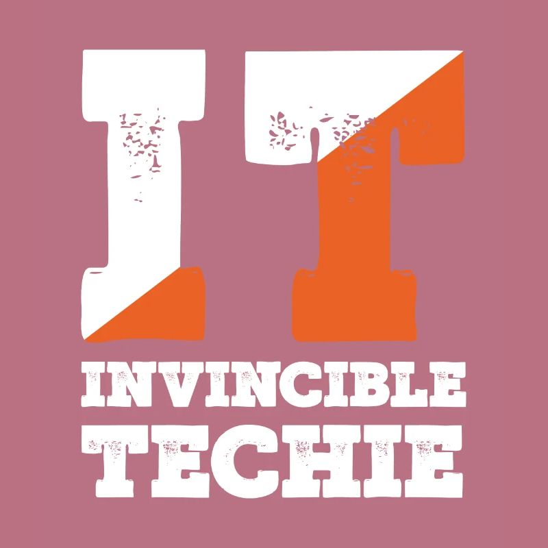 Unbesiegbarer Techie Computerprogrammierer Tech