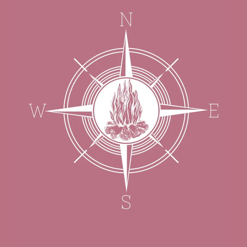 Campfire Fire Pit Compass