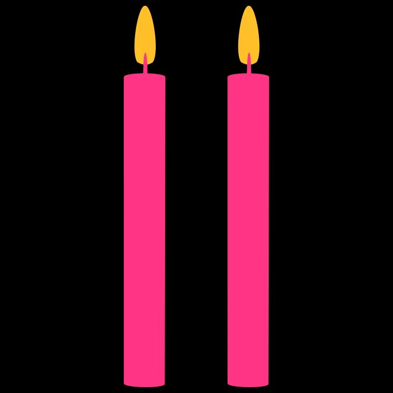 2 Candles / / two / / Second Birthday / / second