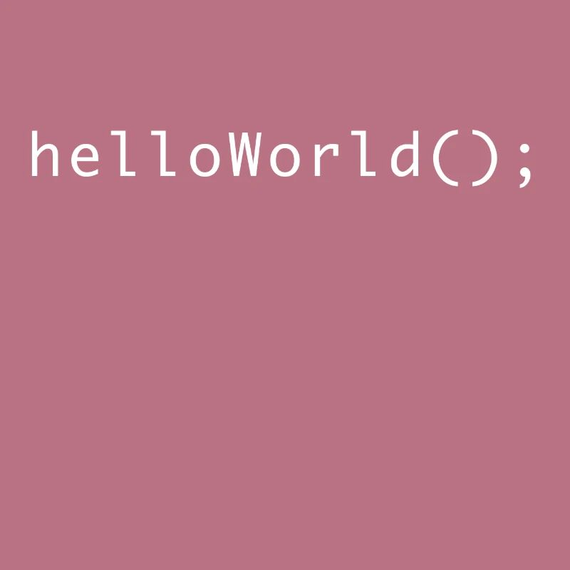 HelloWorld Program Code Coding Informatik