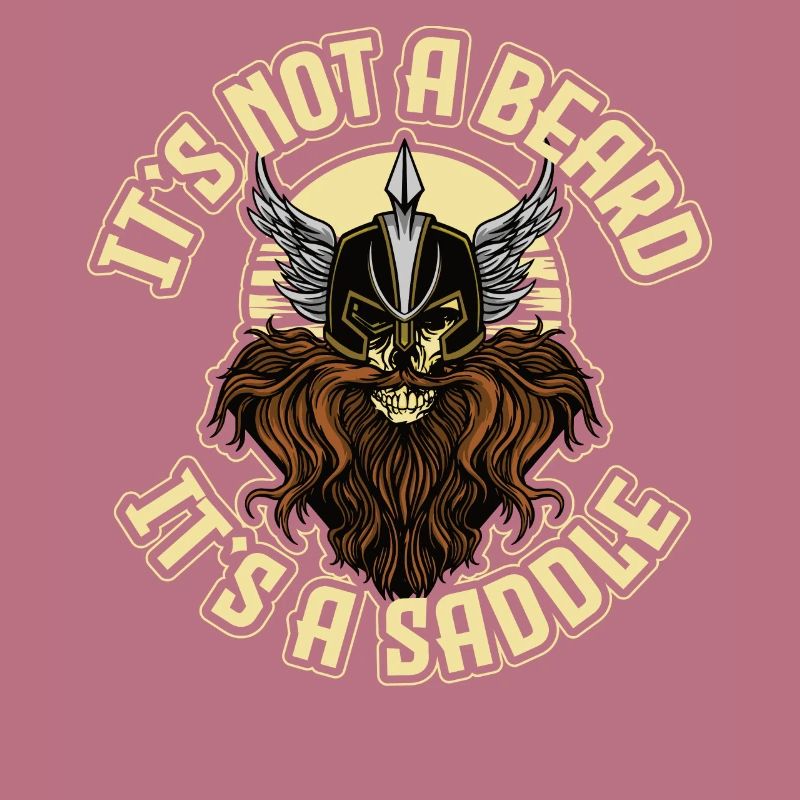 Its Not A Beard Its A Saddle Bart Geschenk
