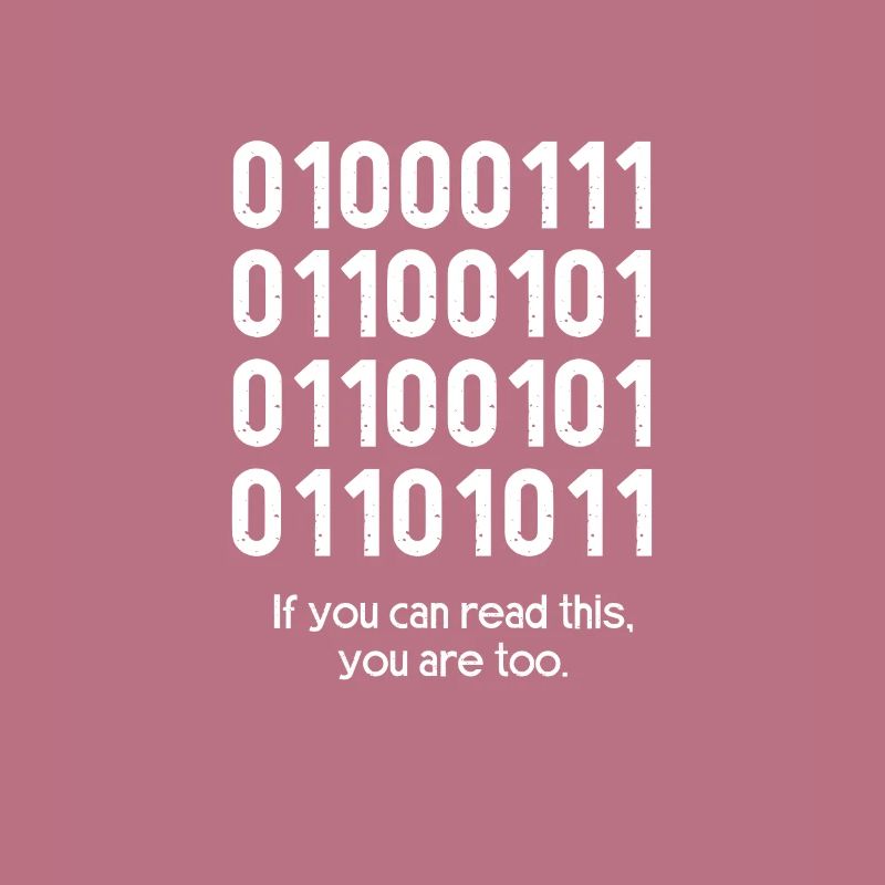 Binär Code Programmierer Coder Geschenk