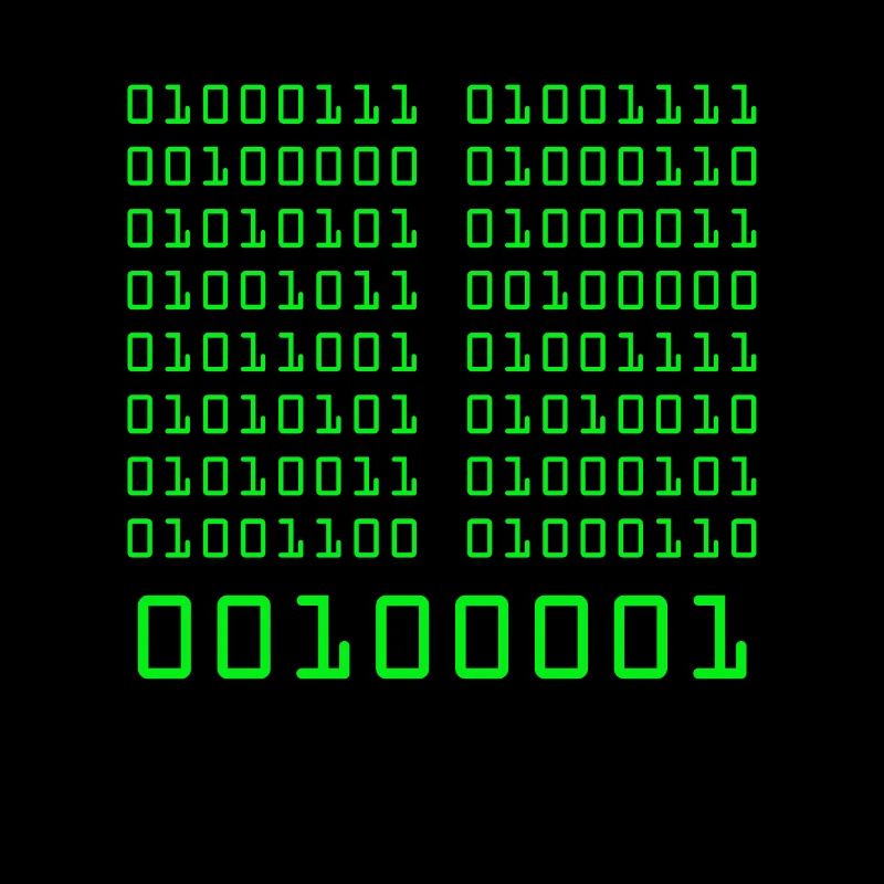 Go fuck yorself! Binärcode Programmieren Code