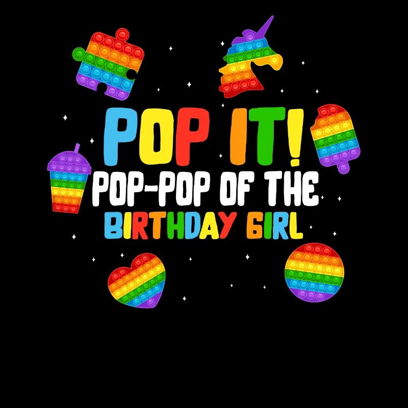 Pop It Pop Pop Pop der Geburtstagskind Fidget Kinder