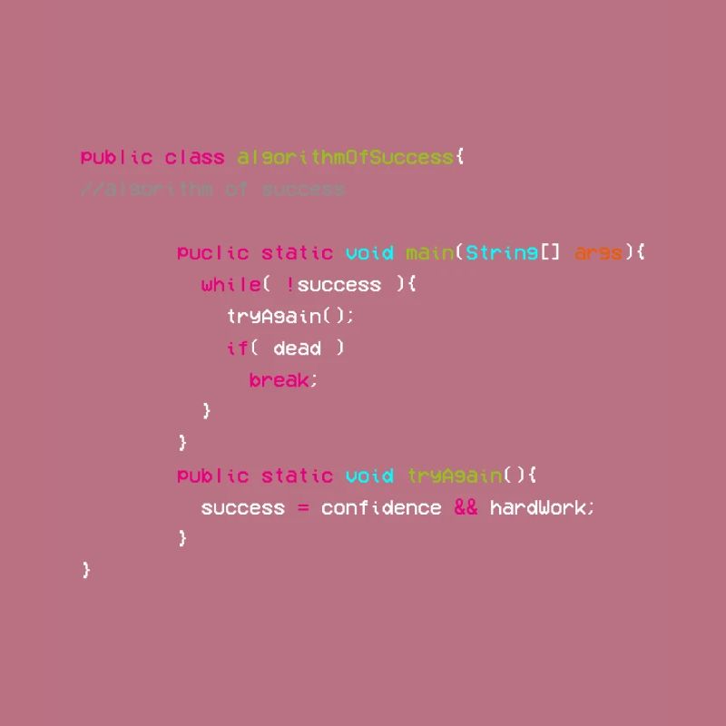 Algorithme De Succès - Codeur - Informaticien