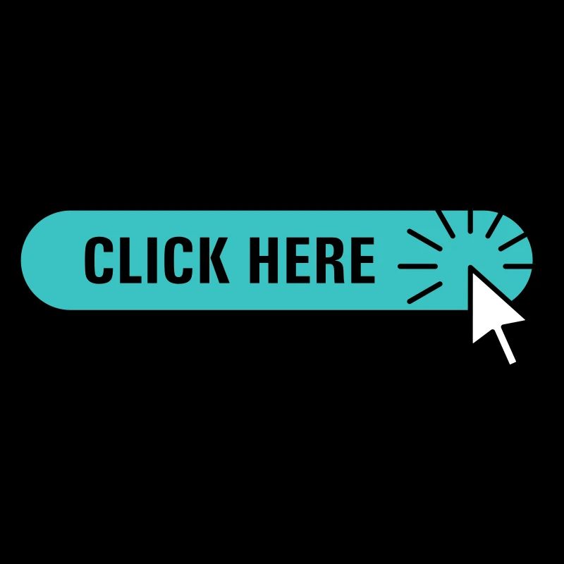 click here – turquoise button with cursor