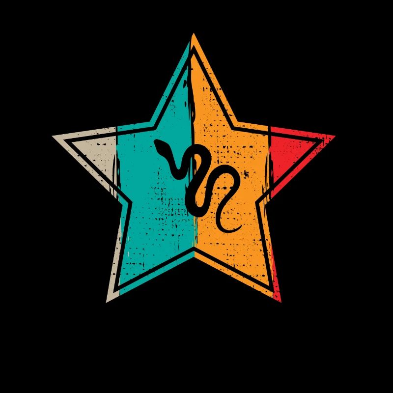 Snake Retro Reptile Python Gift idea