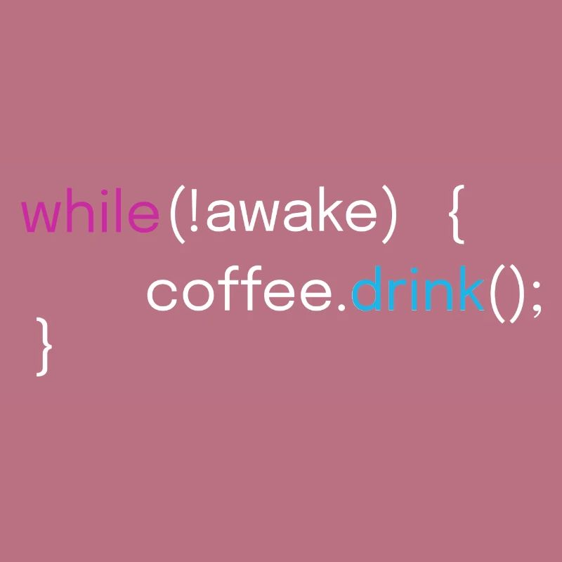 Café drôle et conception de programmeur de codage