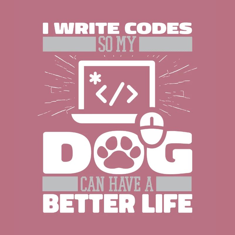 Entwickler Coder Programmierer Hund