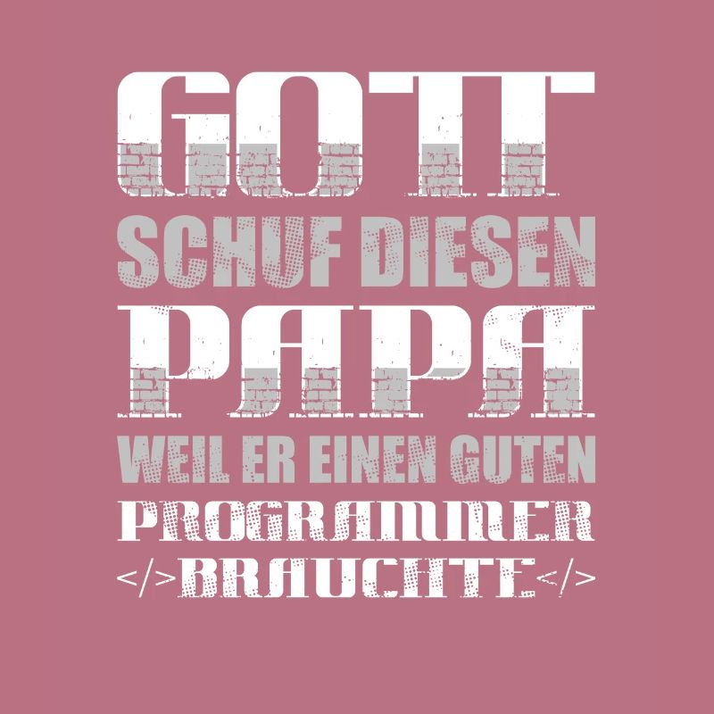 Entwickler Coder Programmierer Vater