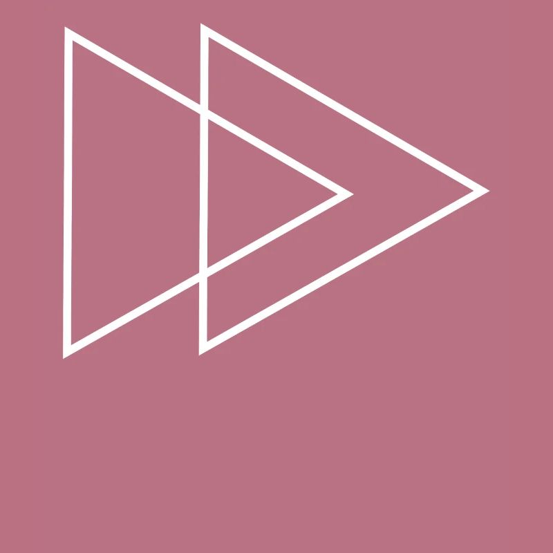 Double Triangle White