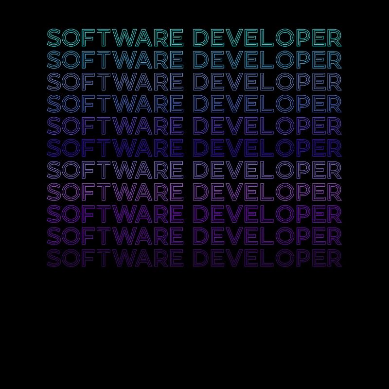 Softwareentwickler Computerprogrammierer Retro