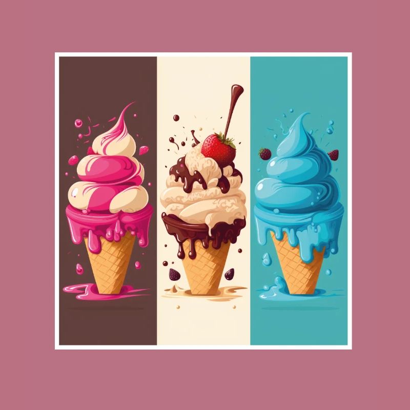 Eis Eiscreme Soft Eis Ich bin wegen dem Eis hier