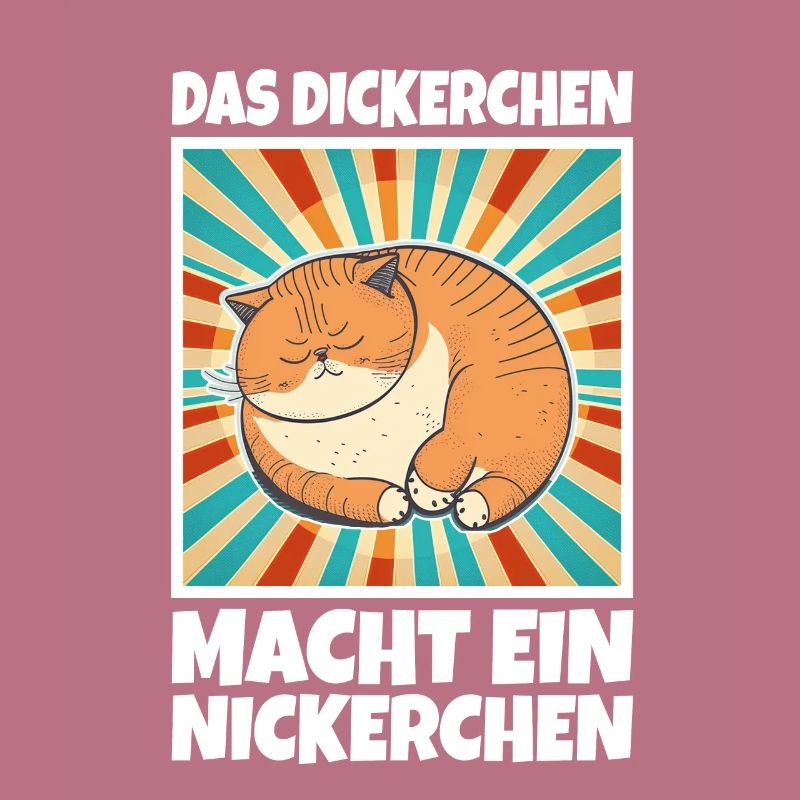 Das Dickerchen macht ein Nickerchen Katze Schlafen