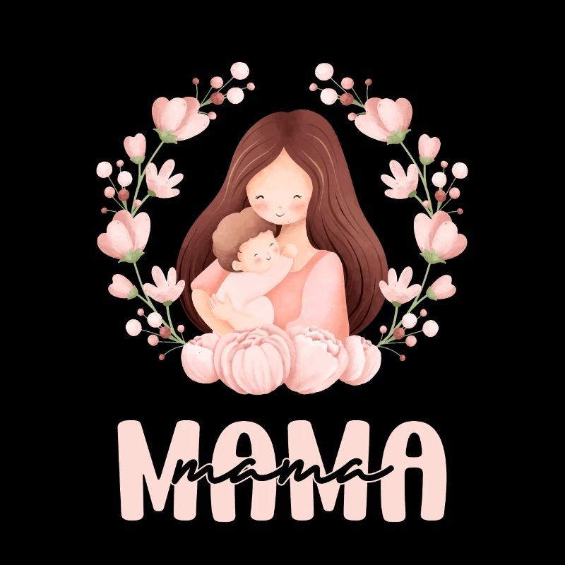 Mama Mutter Kind Blumen Mutterliebe