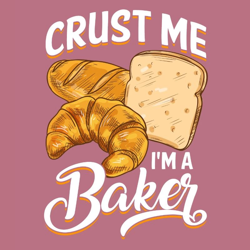 Funny bread baking baker