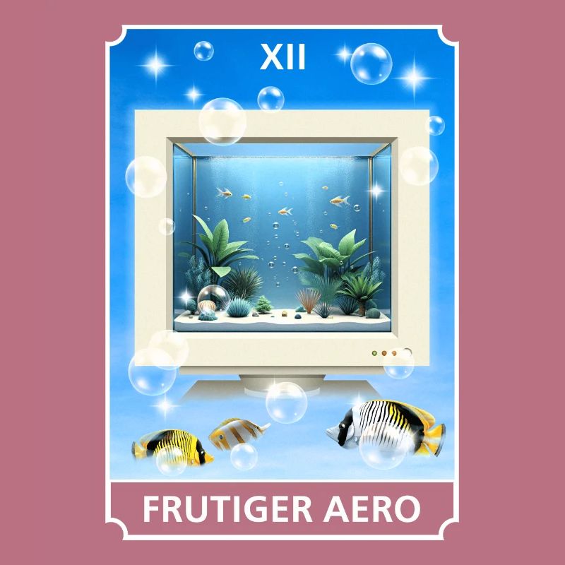 Frutiger Aero Aesthetic Tech Computer Aquarium