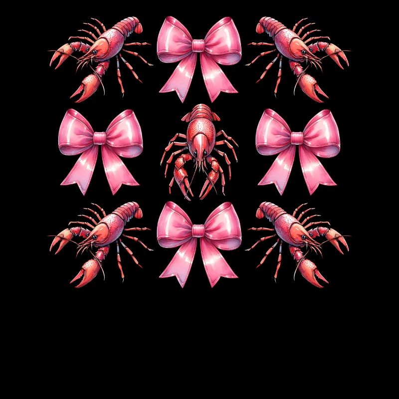 Coquette Bogen Langusten Flusskrebs Muttertag Rosa