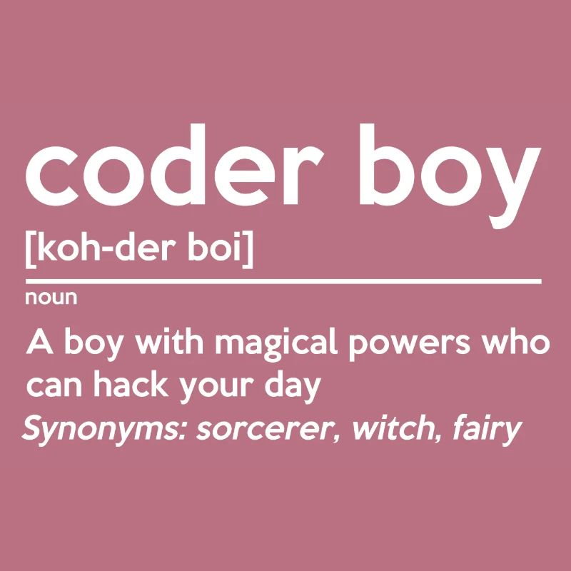 Coding Boy Definition Noun Software Developer Prog